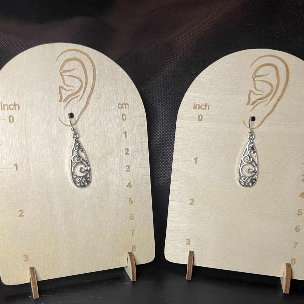 Intricate Silver Filigree Earrings